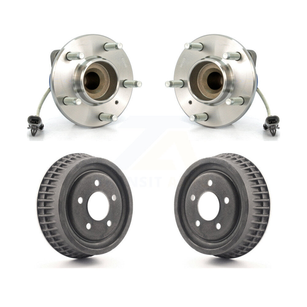 Kit de frein à tambour arrière et roulement de moyeu pour Pontiac Montana SV6 avec bride FWD à 3 trous