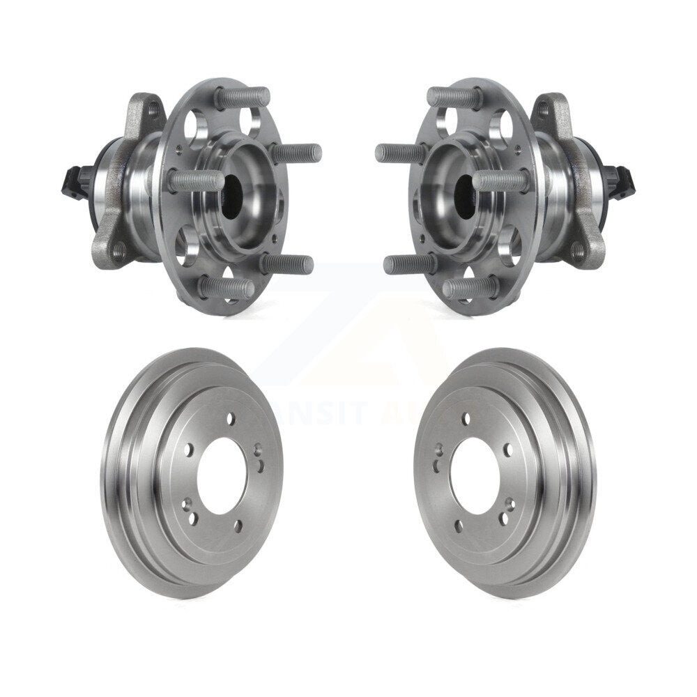 Kit de frein à tambour arrière et de roulement de moyeu pour Hyundai Elantra avec suspension multibras