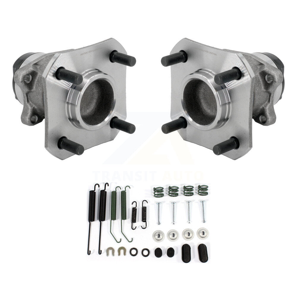 Kit d'assemblage de matériel de tambour de frein arrière et de roulement de moyeu pour Nissan Cube 2009 – 2014