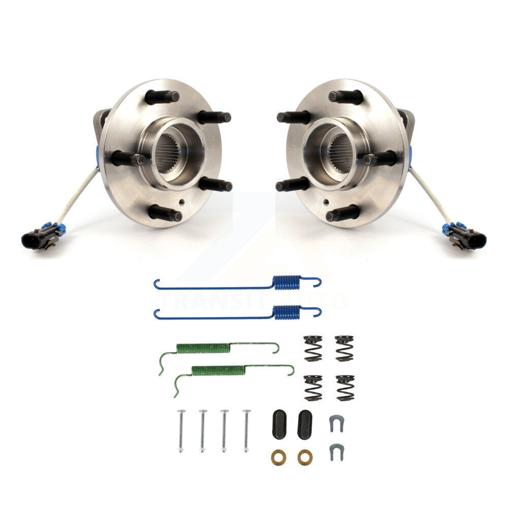 Matériel de tambour de frein arrière et kit de roulement de moyeu pour Pontiac Aztek AWD 2001-2005