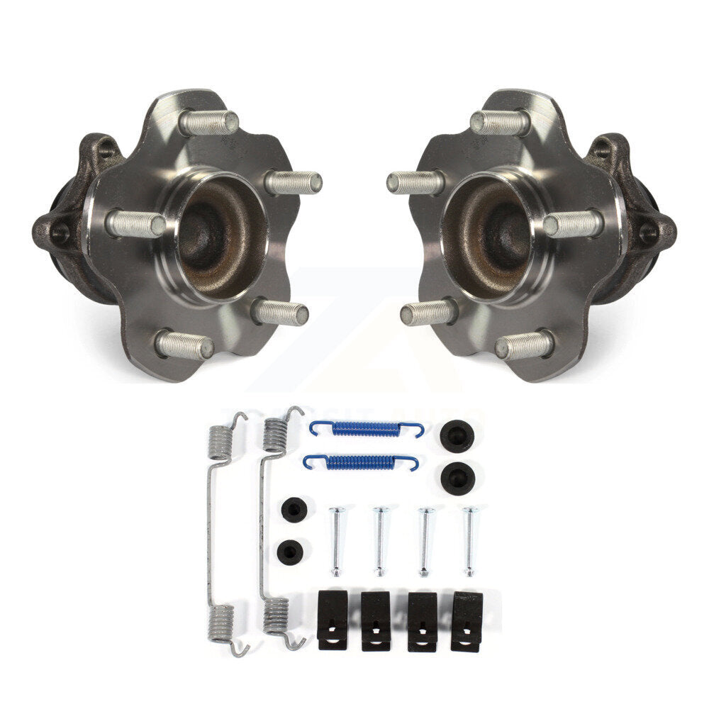 Matériel de tambour de frein arrière et kit de roulement de moyeu de roue pour Nissan Sentra 2013-2019