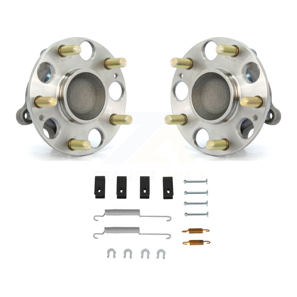 Kit d'assemblage de matériel de tambour de frein arrière et de roulement de moyeu de roue pour Honda Civic