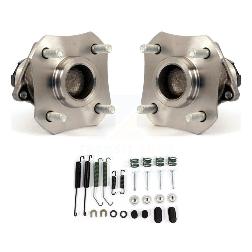 Kit d'assemblage de matériel de tambour de frein arrière et de roulement de moyeu de roue pour Nissan Versa