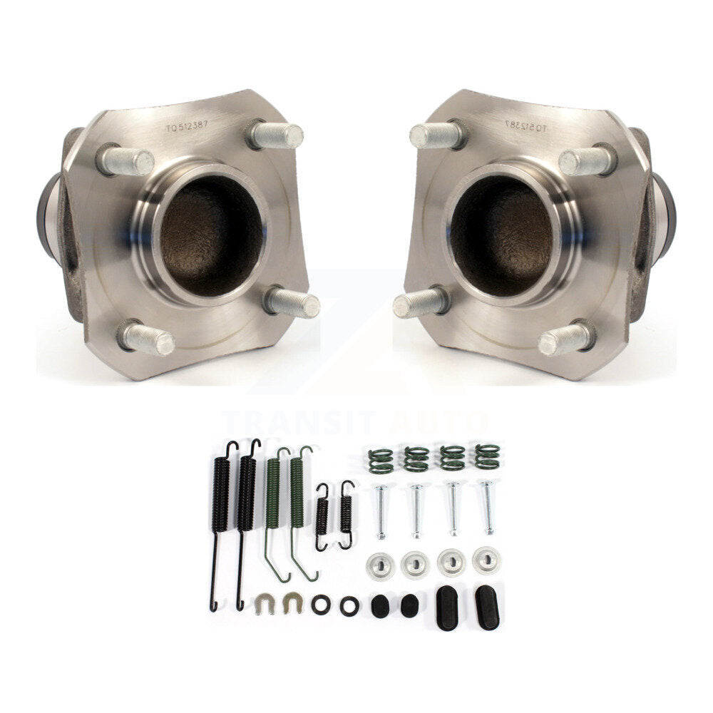 Kit d'assemblage de matériel de tambour de frein arrière et de roulement de moyeu de roue pour Nissan Versa