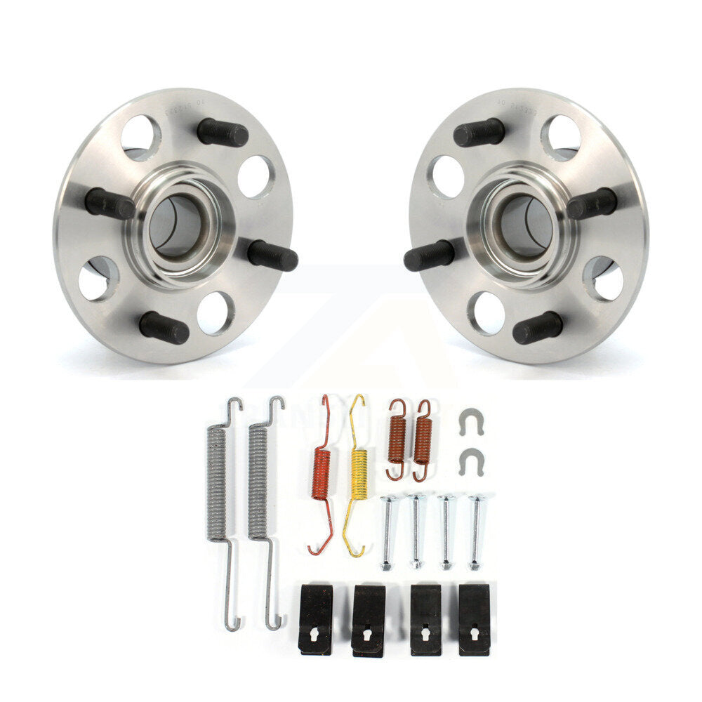 Kit d'assemblage de matériel de tambour de frein arrière et de roulement de moyeu de roue pour Honda Fit