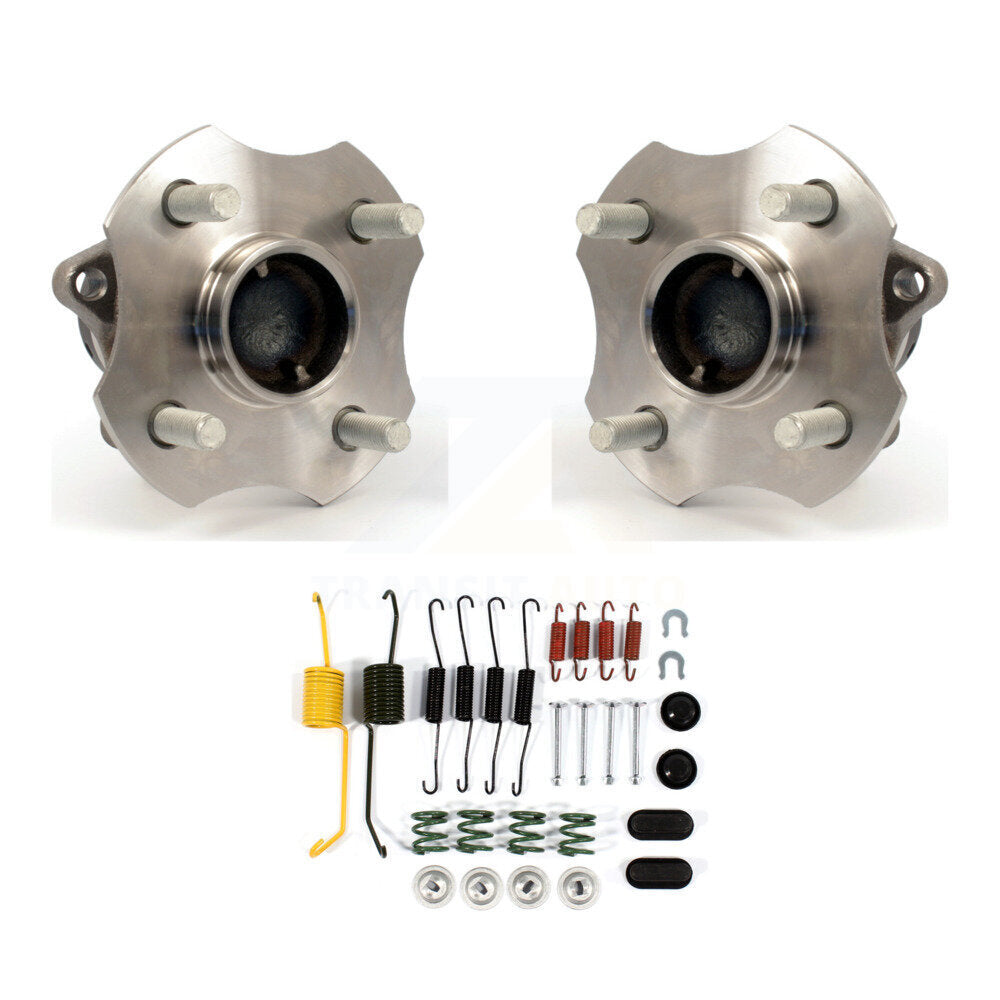 Kit d'assemblage de matériel de tambour de frein arrière et de roulement de moyeu pour Scion xB xA 2004 – 2006