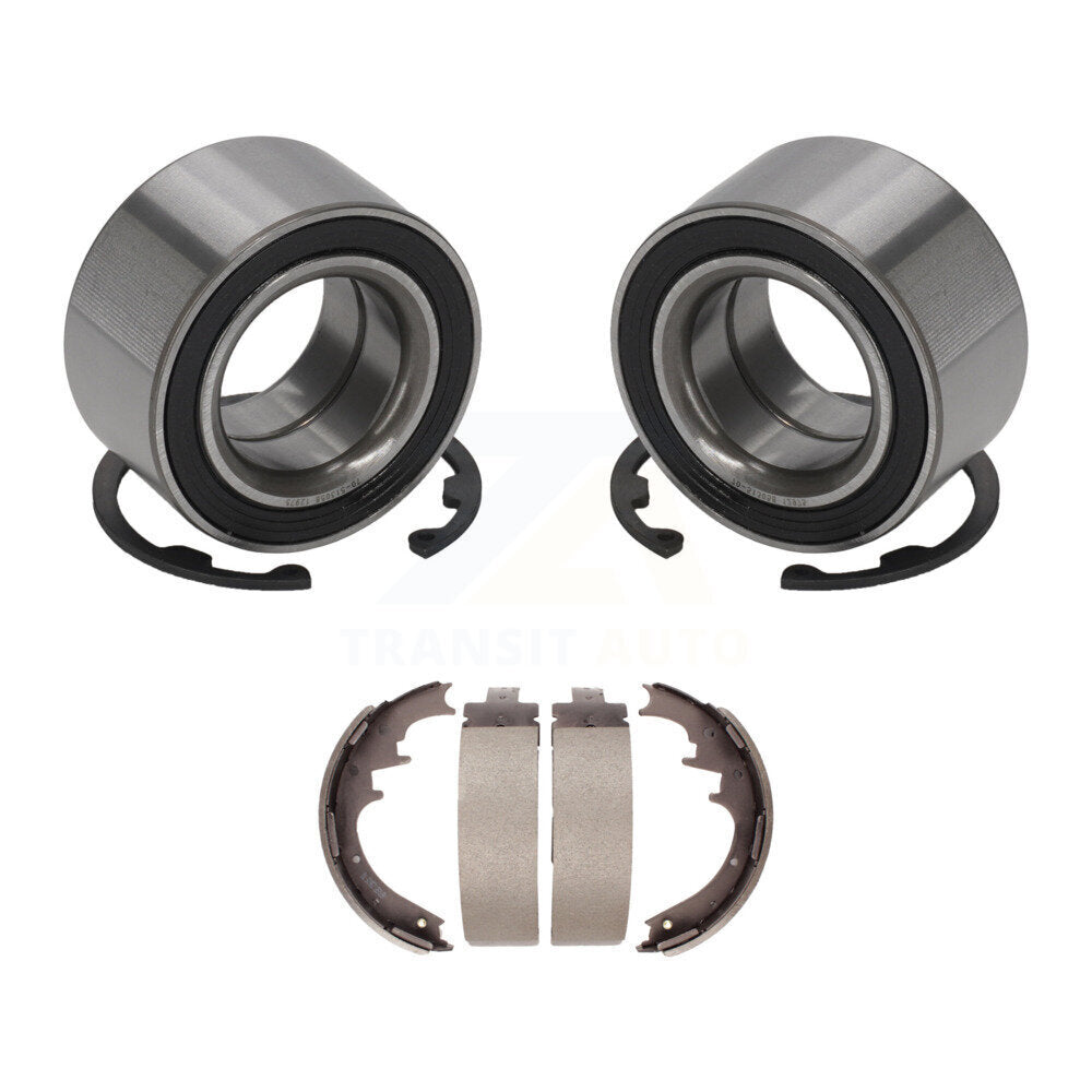 Chaussures de tambour de frein arrière et kit de roulements pour Ford Ranger 98-02 avec 10" de diamètre
