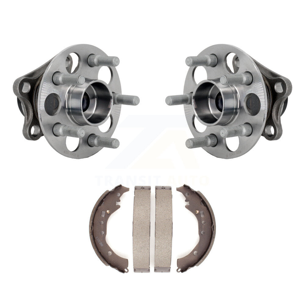 Kit d'assemblage de patins de tambour de frein arrière et de roulement de moyeu de roue pour Scion xD 2008 – 2014