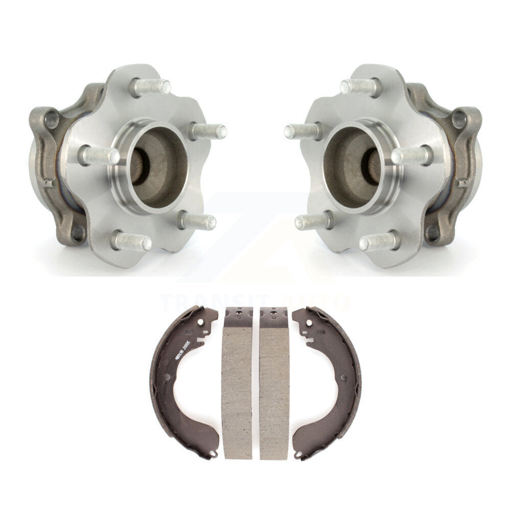 Chaussures de tambour de frein arrière et kit de roulement de moyeu de roue pour Nissan Sentra 2007 2012 2.5
