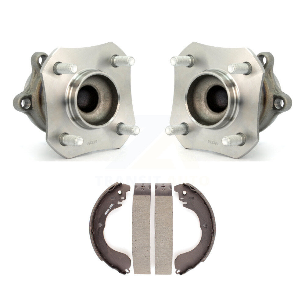 Kit de patins de tambour de frein arrière et roulement de moyeu pour Nissan Sentra 2.0L avec ABS à 4 roues