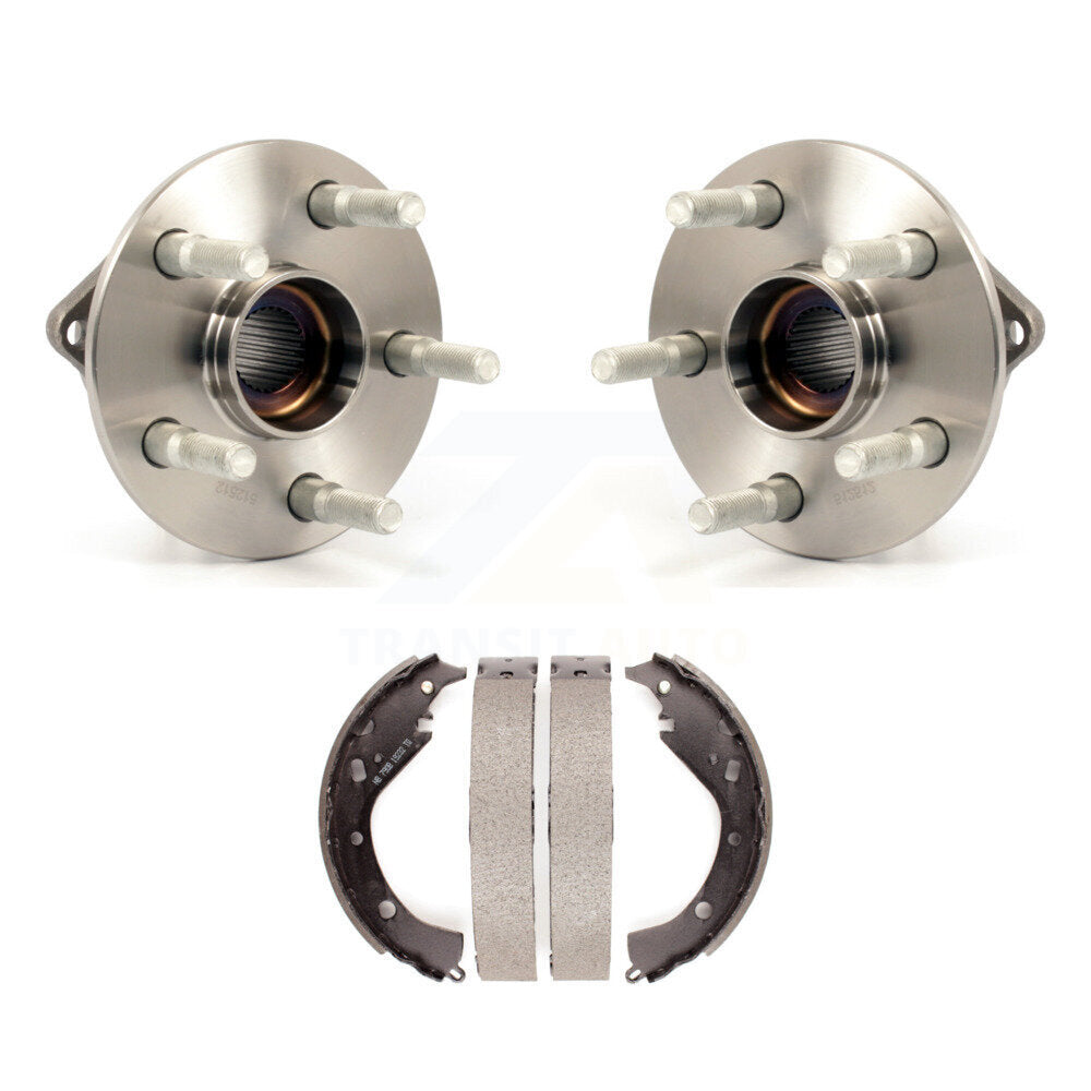 Chaussures de tambour de frein arrière et Kit de roulement de moyeu pour Toyota Matrix Pontiac Vibe AWD