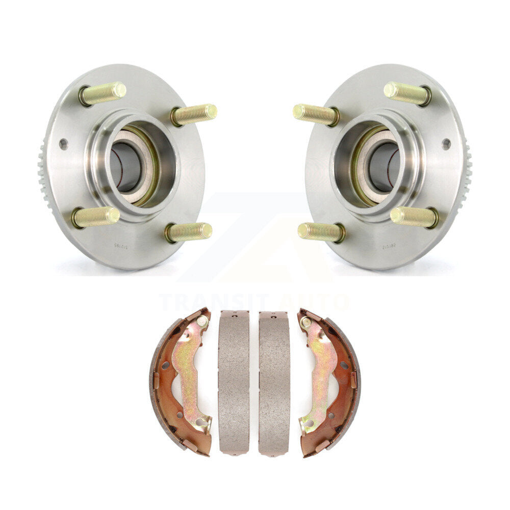 Kit de chaussures de tambour de frein arrière et de roulement de moyeu pour Kia Spectra 4 roues ABS 2007 – 2009