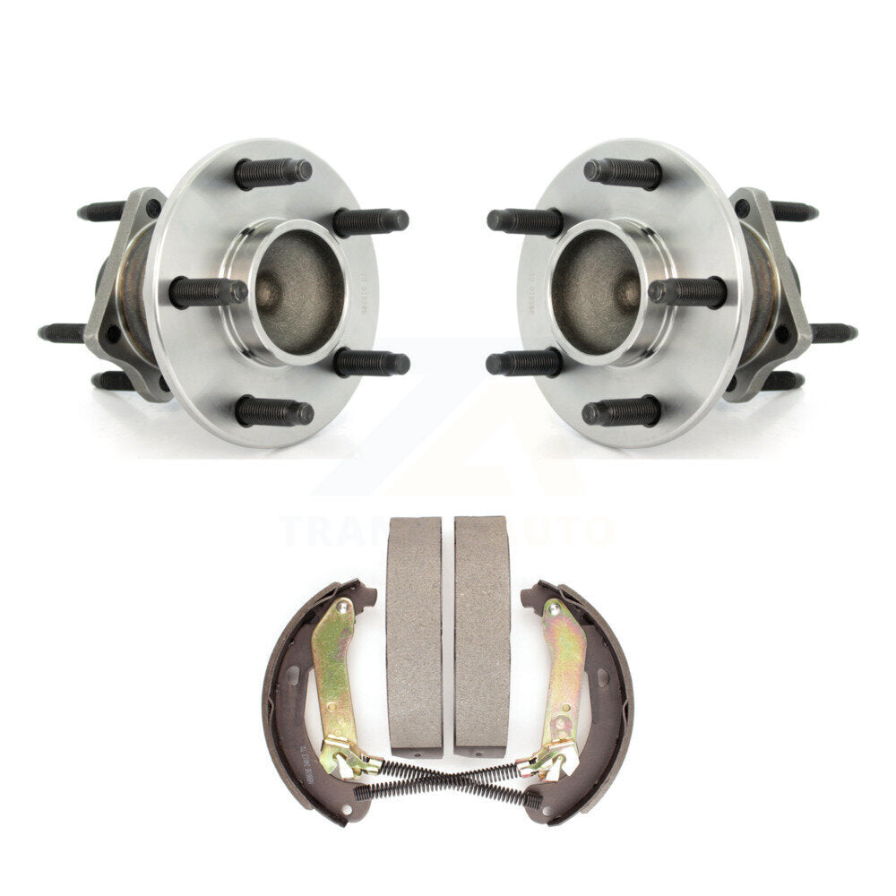 Chaussures de tambour de frein arrière et Kit de roulement de moyeu pour Chevrolet Malibu Pontiac G6 HHR