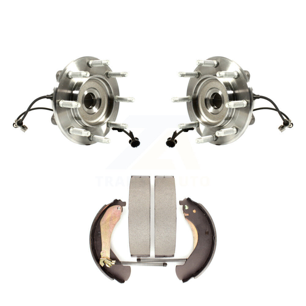 Kit de chaussures de tambour de frein arrière et de roulement de moyeu, pour Chevrolet Silverado 1500 GMC Sierra