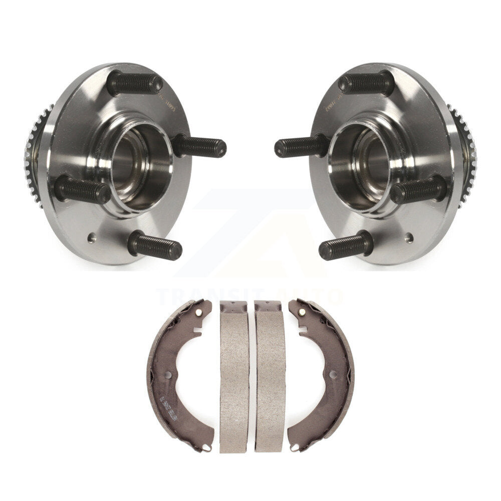 Chaussures de tambour de frein arrière et kit de roulement de moyeu pour Mitsubishi Lancer ES 2002-2007