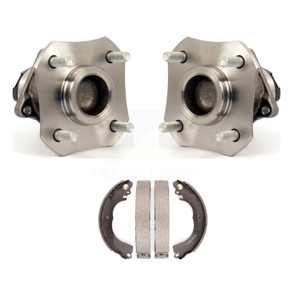 Kit de patins de tambour de frein arrière et de roulement de moyeu pour Nissan Versa 1,6 l avec 4 roues AB