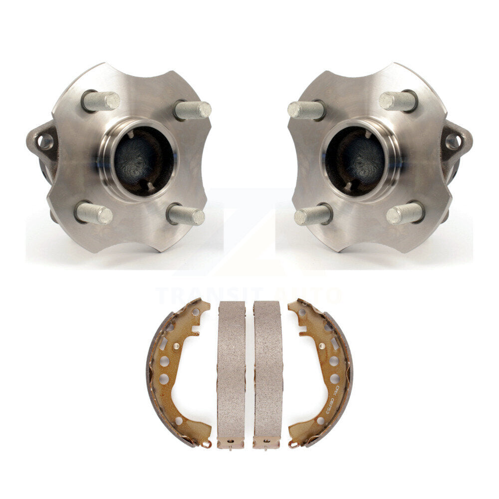Kit d'assemblage de patins de tambour de frein arrière et de roulement de moyeu pour Scion xB xA 2004 – 2006
