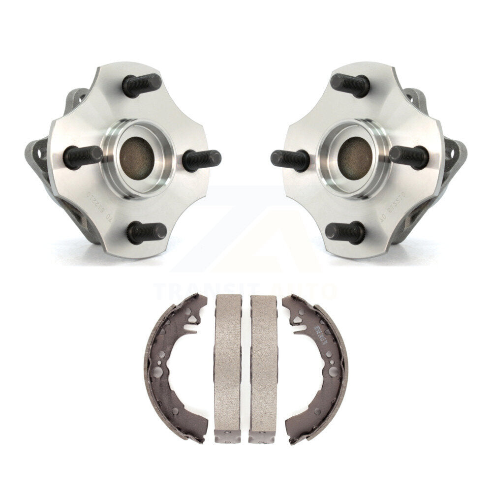 Chaussures de tambour de frein arrière et Kit de roulement de moyeu pour Toyota Echo 2000 – 2005, sans ABS