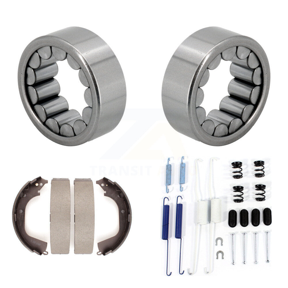 Sabot de frein à tambour arrière, matériel et kit de roulements pour GMC Sierra 1500 Chevrolet