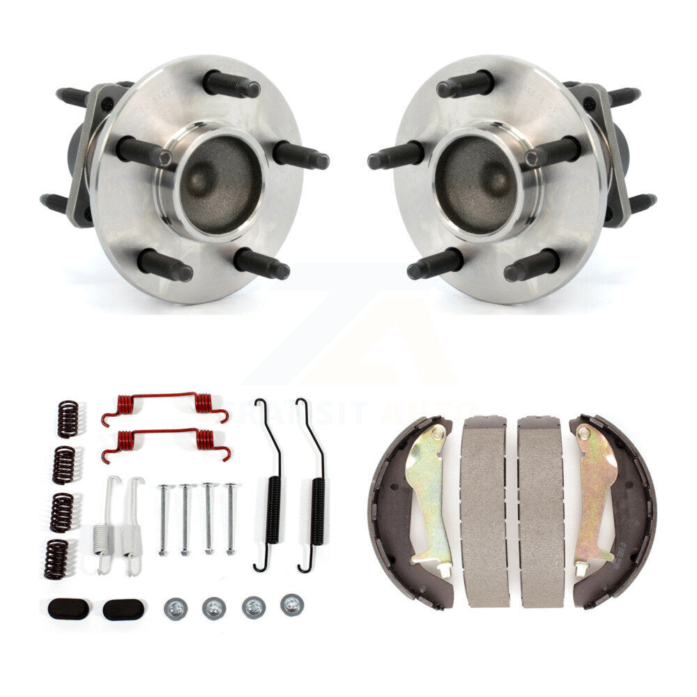 Kit de roulement de moyeu de chaussure et de matériel de frein à tambour arrière pour Chevrolet Cobalt Pontiac G5