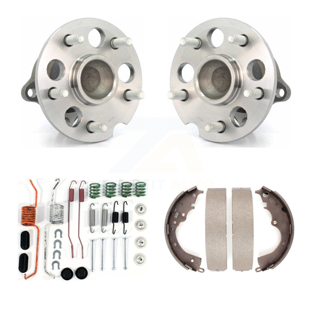 Kit de roulement de moyeu de chaussure et de matériel de frein à tambour arrière pour Toyota Sienna FWD 2004-2010