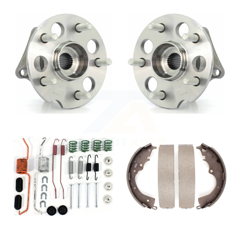 Kit de roulement de moyeu de chaussure et de matériel de frein à tambour arrière pour Toyota Sienna AWD 2004-2010