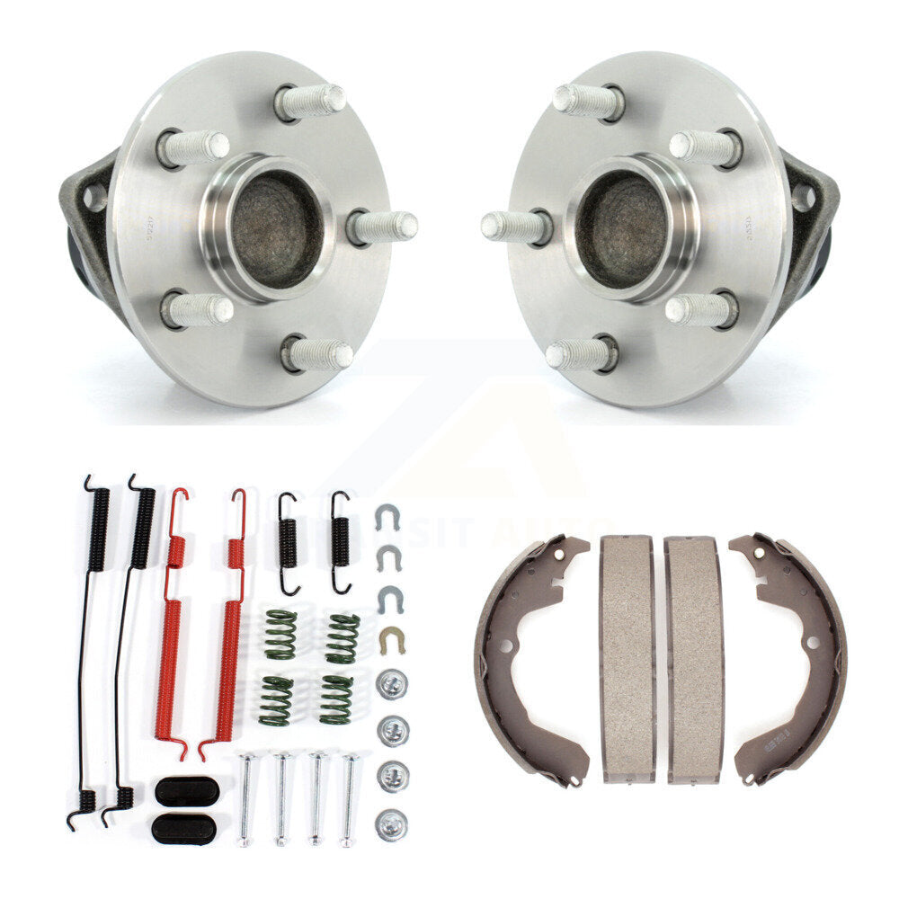 Kit de roulement de moyeu de chaussure et de matériel de frein à tambour arrière pour Toyota Matrix Pontiac Vibe