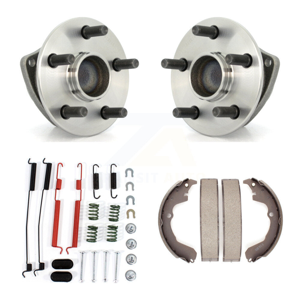 Kit de roulement de moyeu de chaussure et de matériel de frein à tambour arrière pour Toyota Matrix Pontiac Vibe