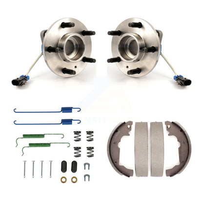 Kit de roulements de moyeu et mâchoires de frein à tambour arrière, pour Pontiac Aztek AWD 2001 – 2005