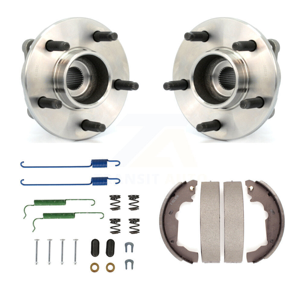 Kit de roulement de moyeu de chaussure et de matériel de frein à tambour arrière pour Saturn Vue Pontiac Torrent