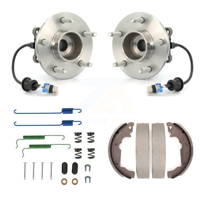 Kit de roulement de moyeu de chaussure et de matériel de frein à tambour arrière pour Saturn Vue Chevrolet Equino