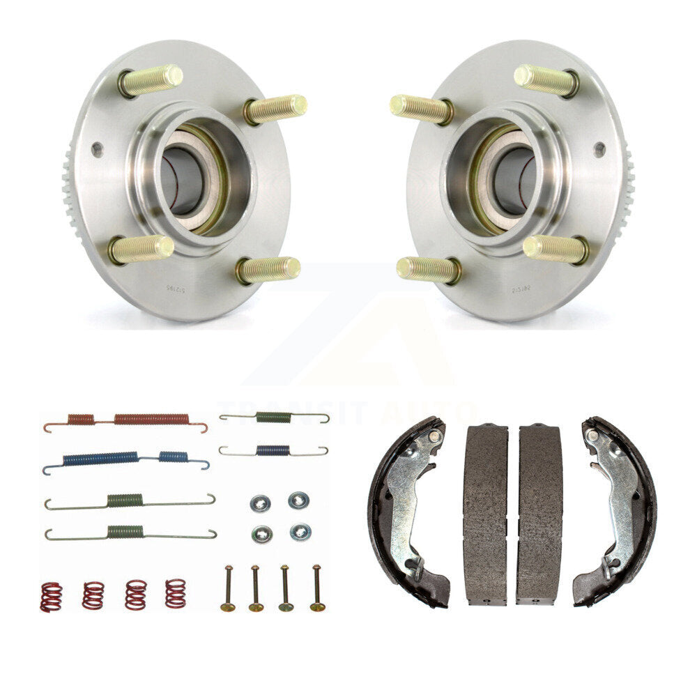 Kit de roulements de moyeu et de matériel de frein à tambour arrière, pour Hyundai Elantra 4 roues ABS