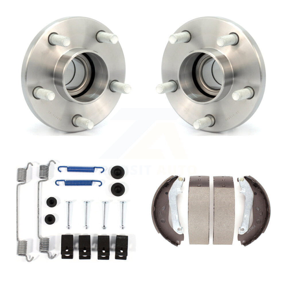 Kit de roulement de moyeu de chaussure et de matériel de frein à tambour arrière pour Ford Transit Connect 10-13