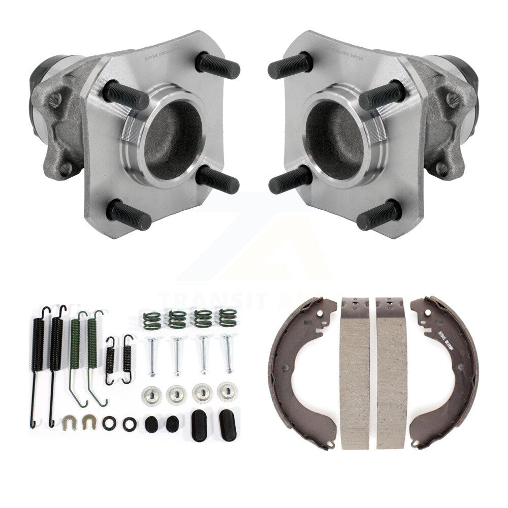 Kit de patins de frein à tambour arrière, matériel et roulement de moyeu pour Nissan Cube 2009 – 2014
