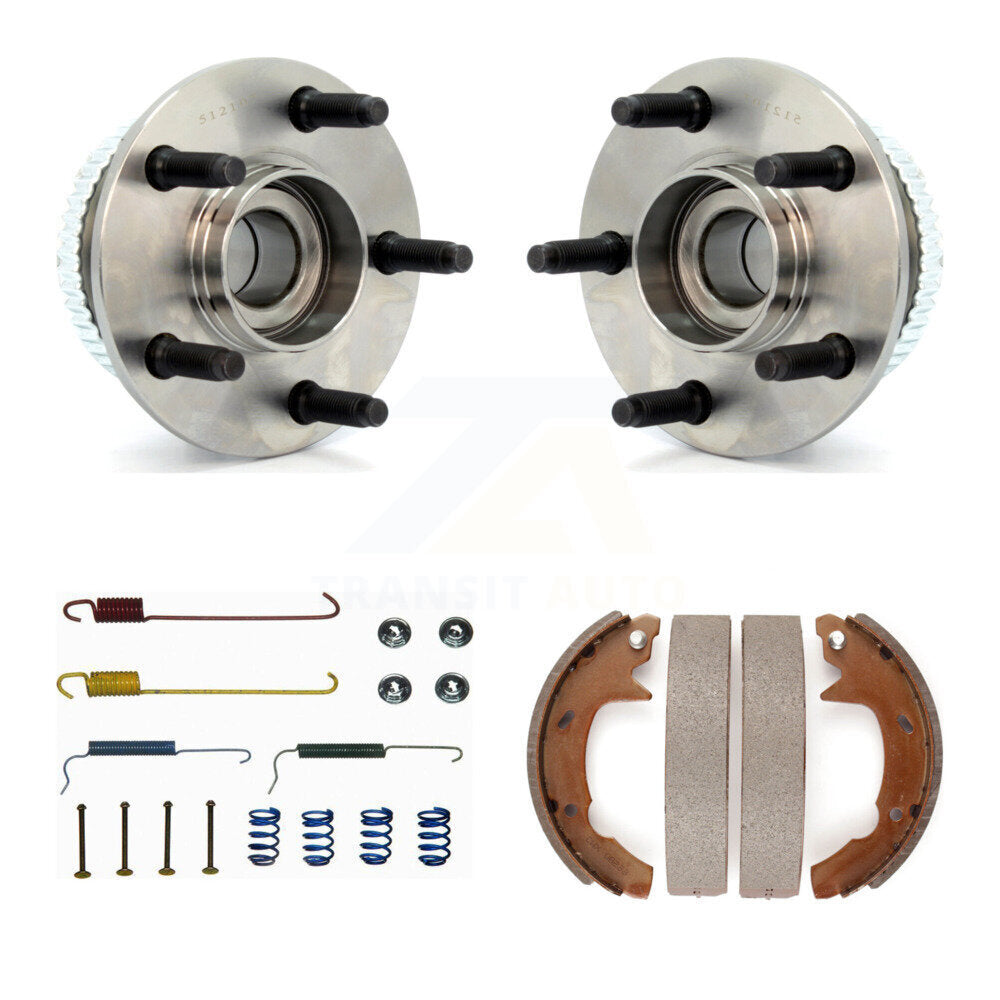 Kit de roulement de moyeu de chaussure et de matériel de frein à tambour arrière pour Ford Taurus Mercury Sable