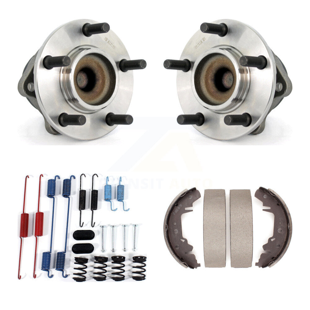 Kit de roulement de moyeu de chaussure et de matériel de frein à tambour arrière pour Dodge caravane Grand Chrysler