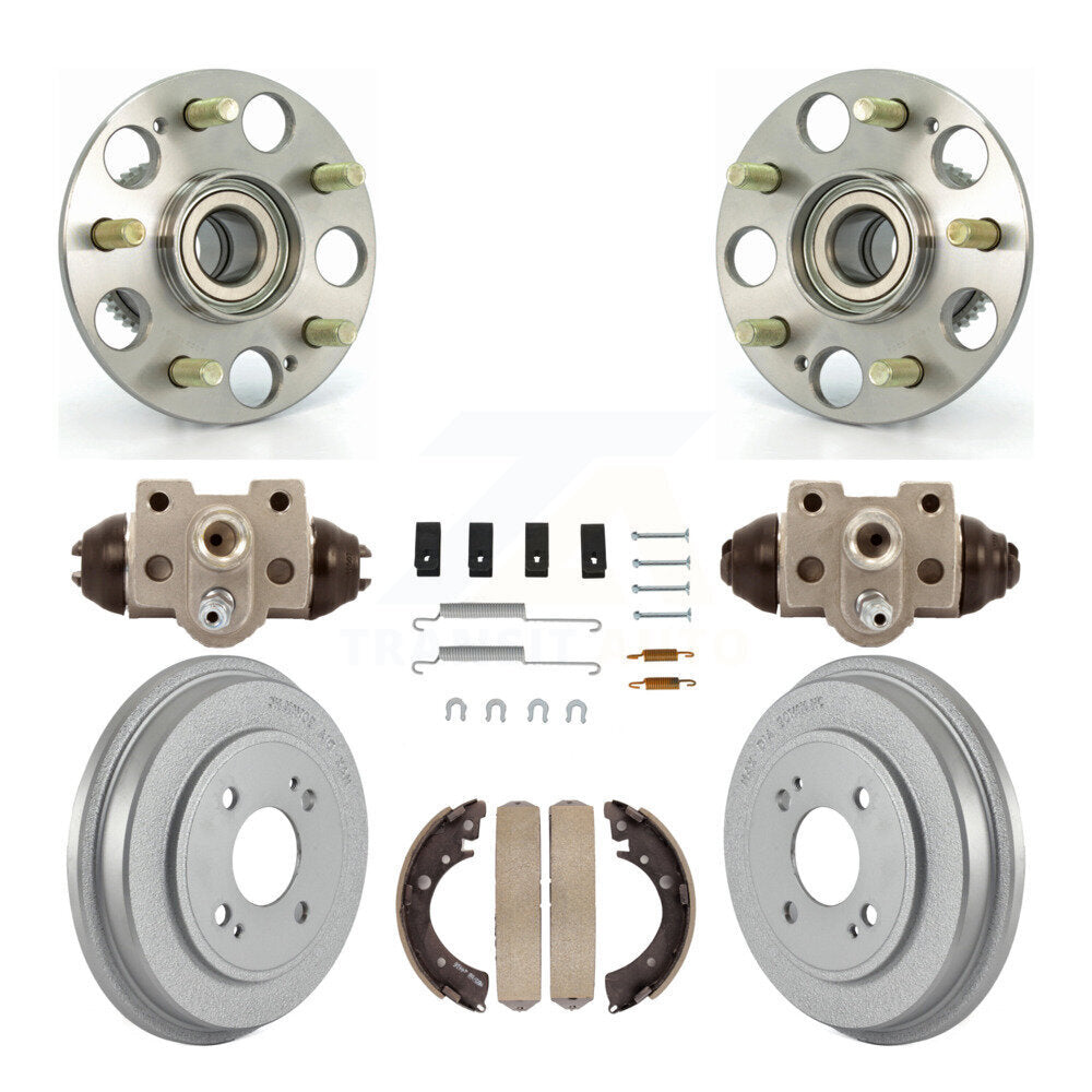 Kit de roulement de moyeu de matériel de chaussures de tambour enduites de cylindres de roue arrière pour Honda Civic