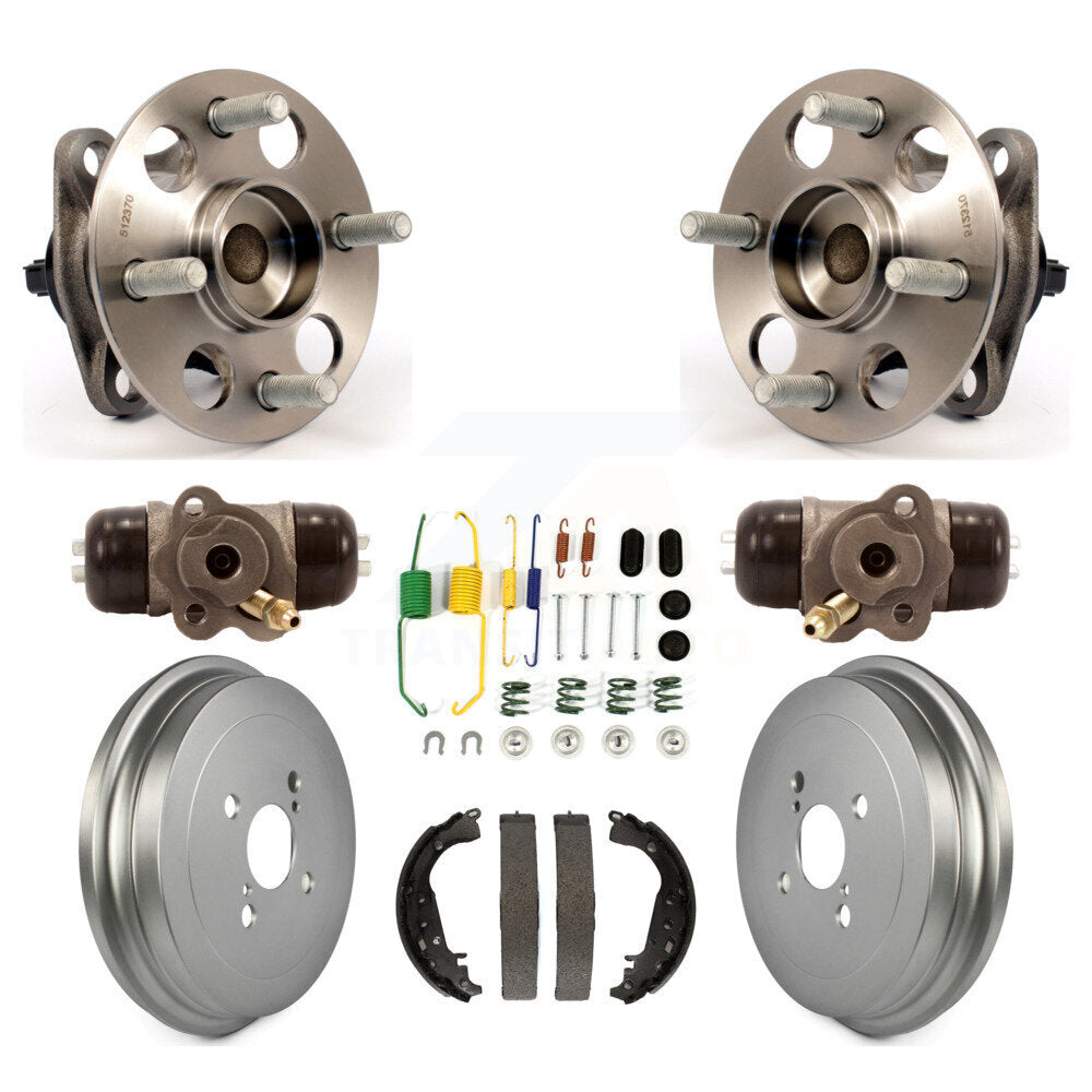 Kit de roulement de moyeu de matériel de chaussures de tambour enduit de cylindres de roue arrière pour Toyota Yari