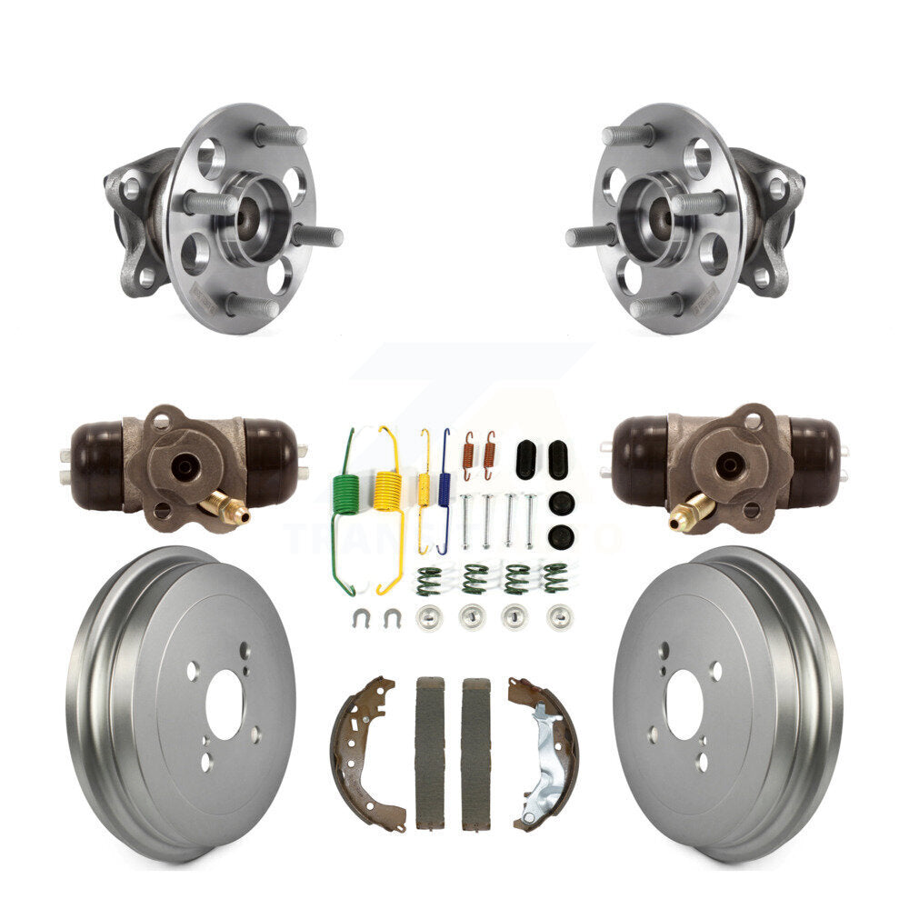 Kit de roulement de moyeu de matériel de chaussures de tambour enduit de cylindres de roue arrière pour Toyota Yari
