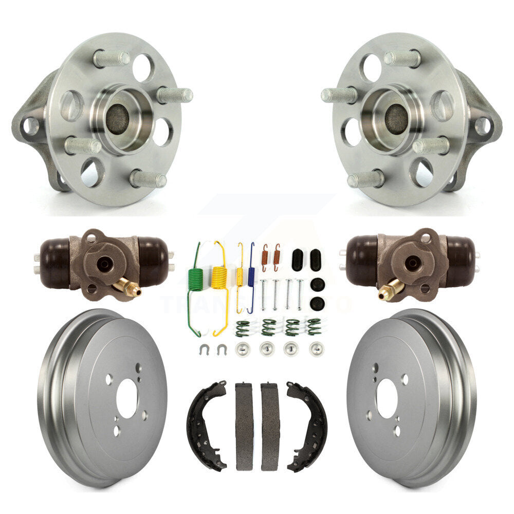 Kit de roulement de moyeu de matériel de chaussures de tambour enduit de cylindres de roue arrière pour Toyota Yari