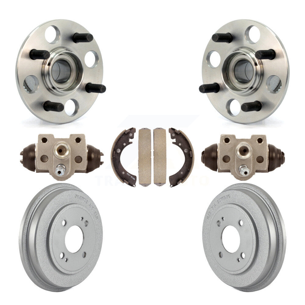 Kit de roulements de moyeu pour cylindres de roue arrière et chaussures de tambour revêtues (7 pièces) pour Honda Civic