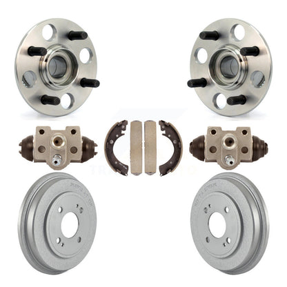 Kit de roulements de moyeu pour cylindres de roue arrière et chaussures de tambour revêtues (7 pièces) pour Honda Civic