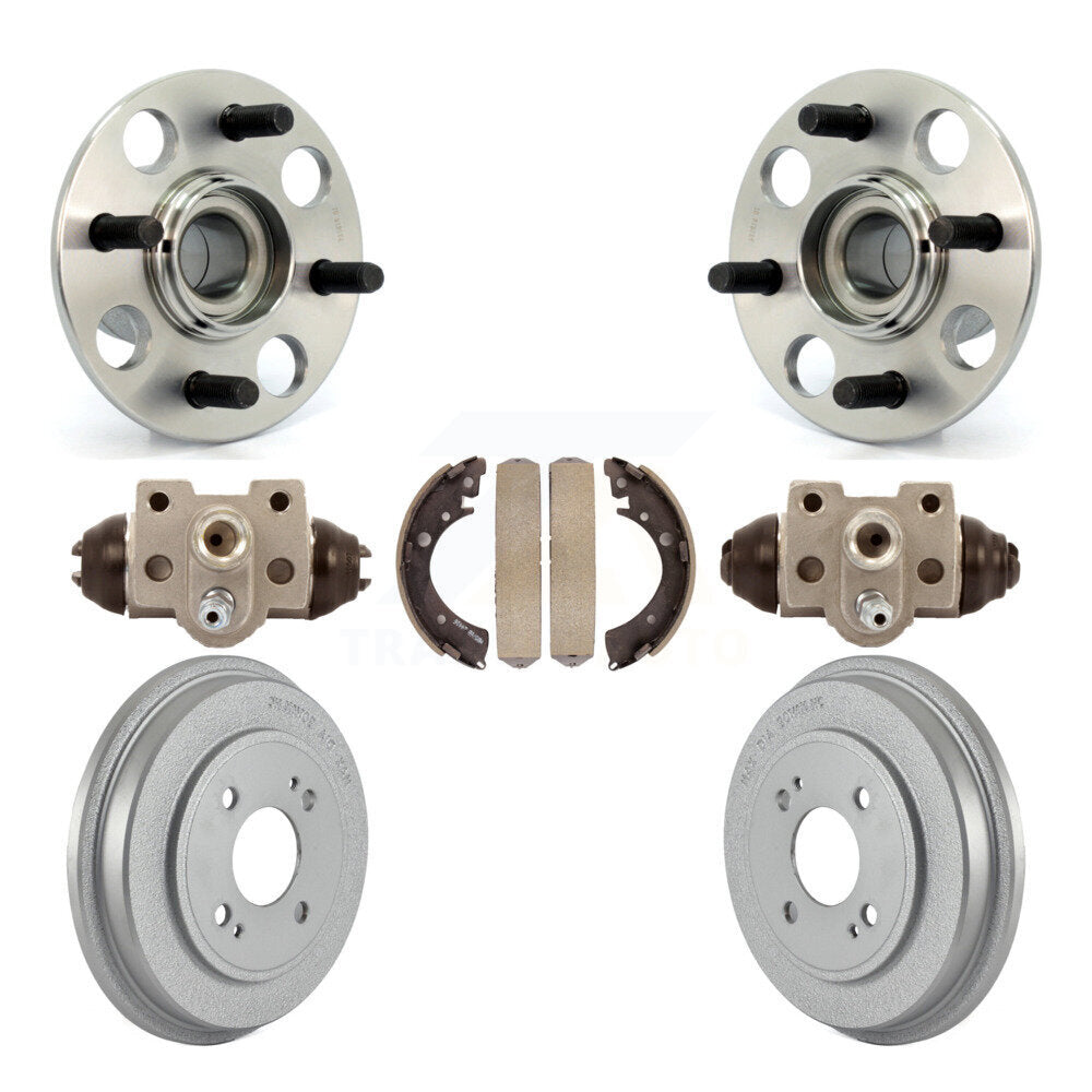Kit de roulements de moyeu pour cylindres de roue arrière et chaussures de tambour revêtues (7 pièces) pour Honda Civic