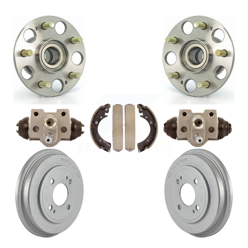 Kit de roulements de moyeu pour cylindres de roue arrière et chaussures de tambour revêtues (7 pièces) pour Honda Civic