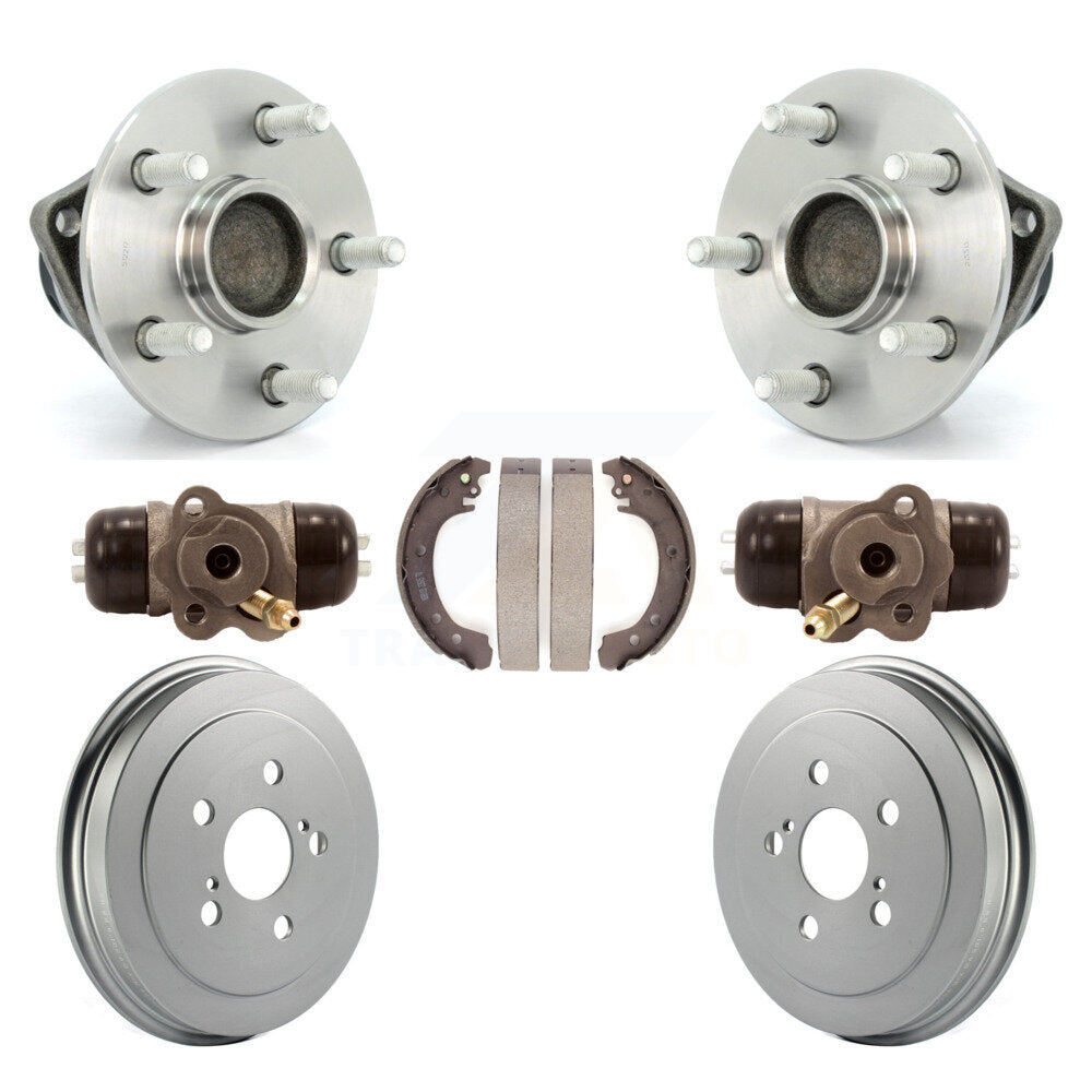 Cylindres de roue arrière et kit de roulement de moyeu de tambour et de chaussures enduits pour Toyota Corolla