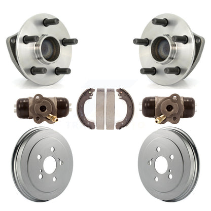 Cylindres de roue arrière et kit de roulement de moyeu de tambour et de chaussures enduits pour Toyota Corolla