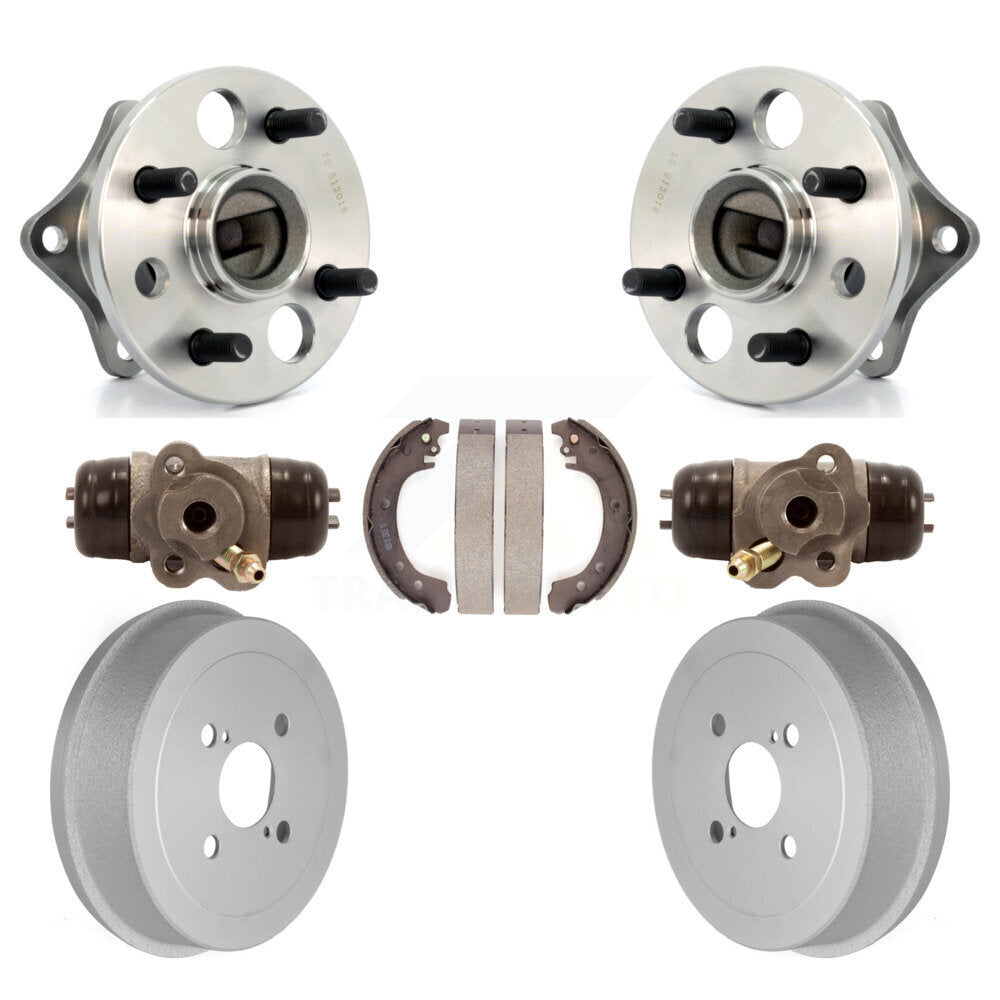Cylindres de roue arrière et kit de roulement de moyeu de tambour et de chaussures enduits pour Toyota Corolla