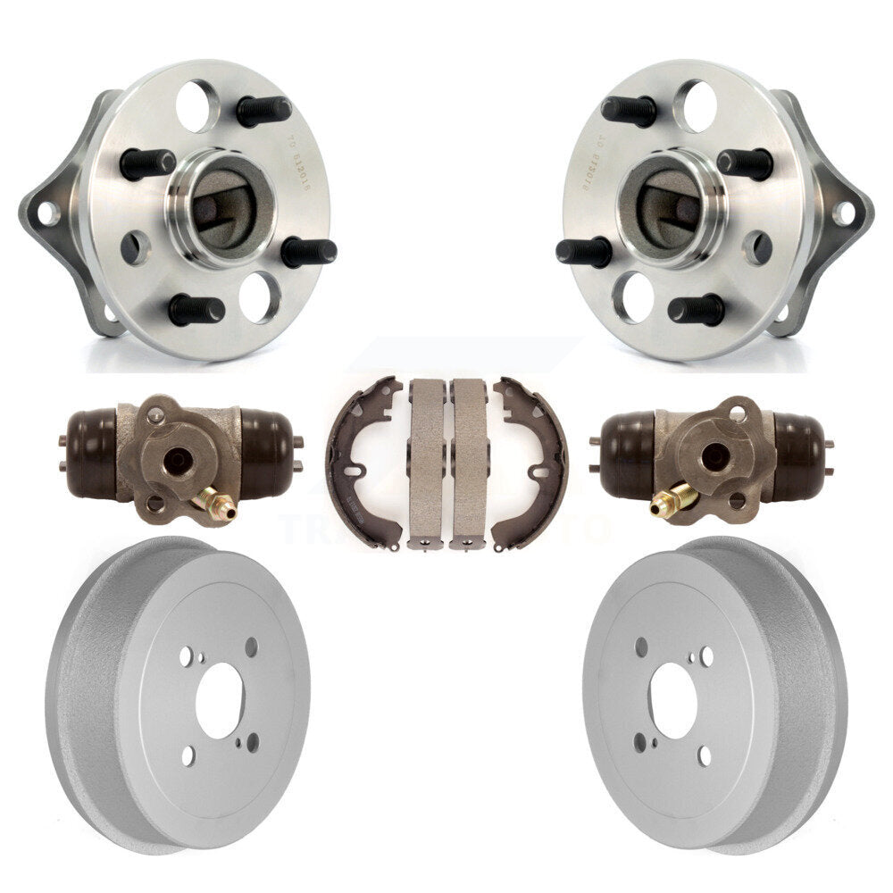 Cylindres de roue arrière et kit de roulement de moyeu de tambour et de chaussures enduits pour Toyota Corolla