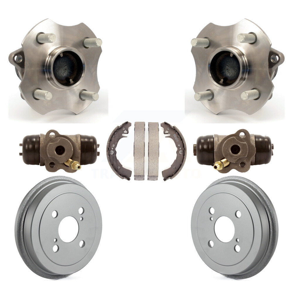 Kit de roulements de moyeu pour cylindres de roue arrière et chaussures de tambour revêtues (7 pièces) pour Toyota Echo