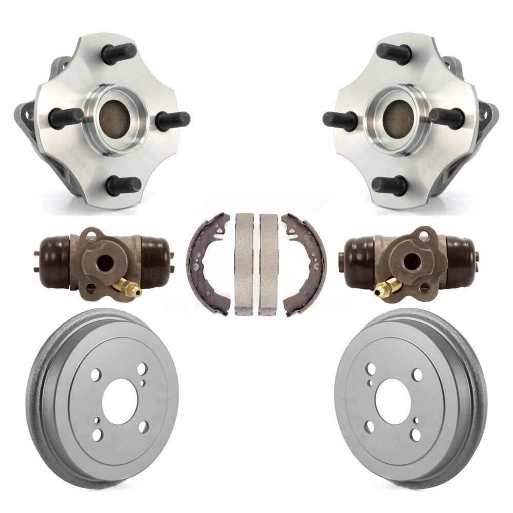 Kit de roulements de moyeu pour cylindres de roue arrière et chaussures de tambour revêtues (7 pièces) pour Toyota Echo